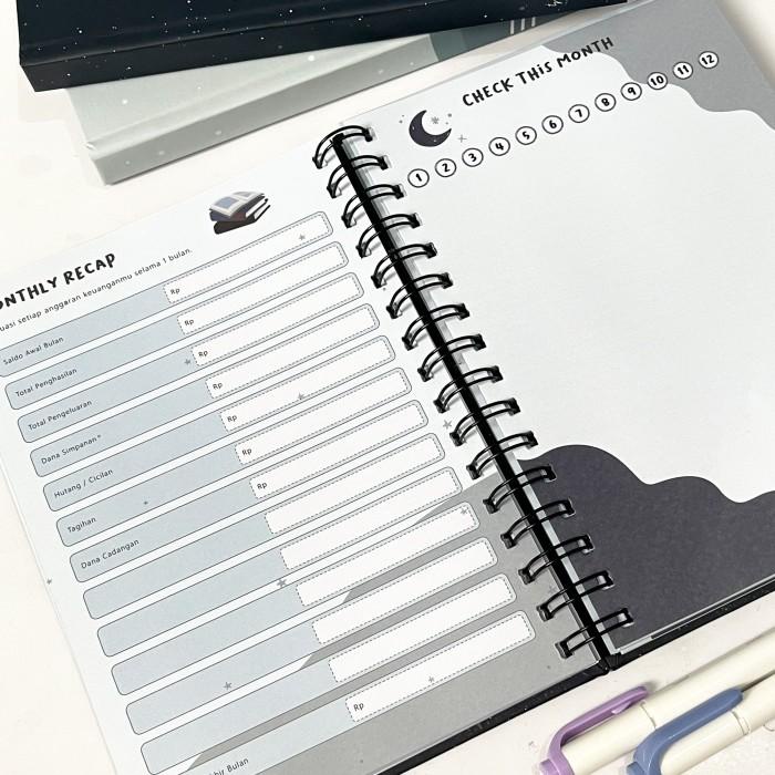 

Financial Planner Custom Cover / Financial Journal / Notebook Budget