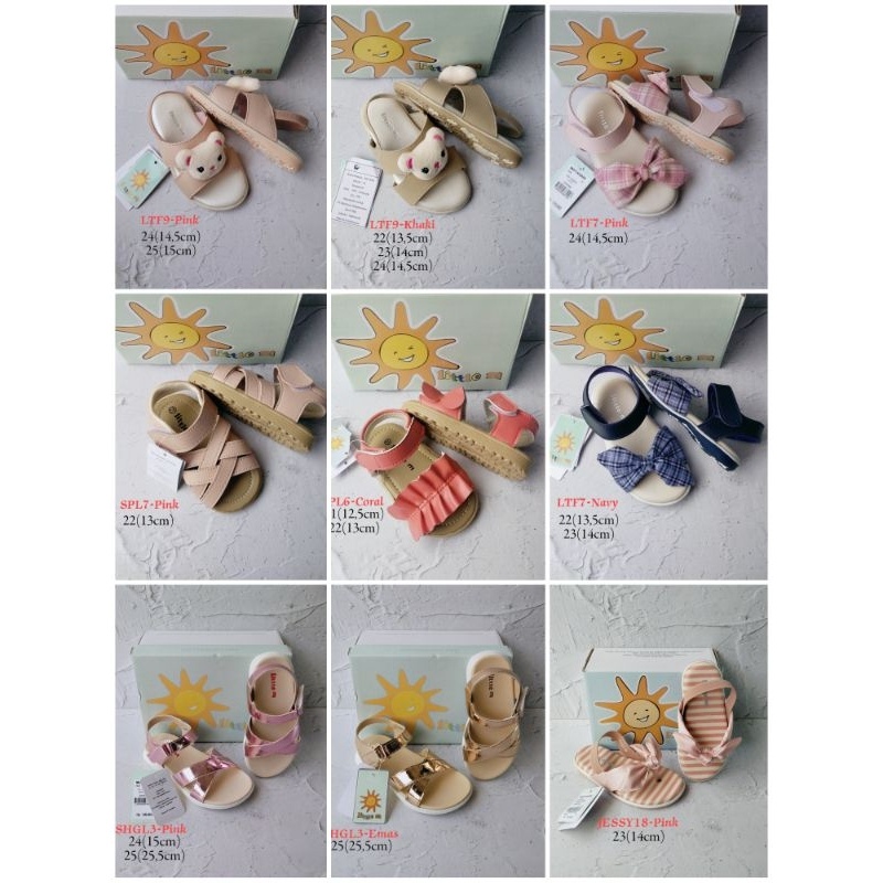 Sepatu Sandal Bayi/Balita/Anak Perempuan Little M