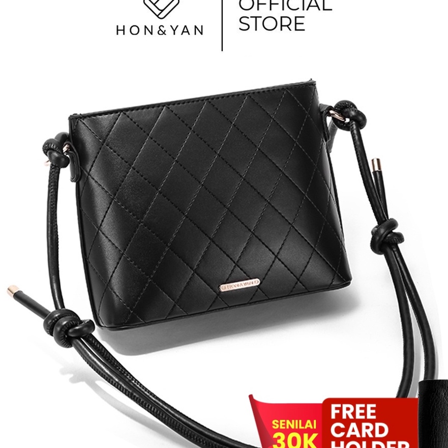Original [HONYAN] Tas Selempang Sling Bag Tas Wanita Import - Tas Hezi 