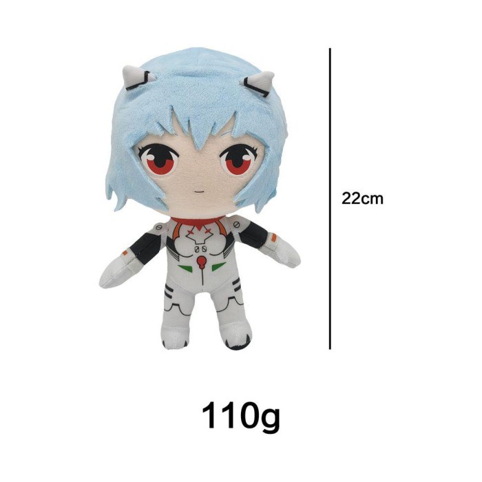 Patricia1 Mainan Boneka Stuffed Plush Kartun Ayanami Rei Evangelion Un
