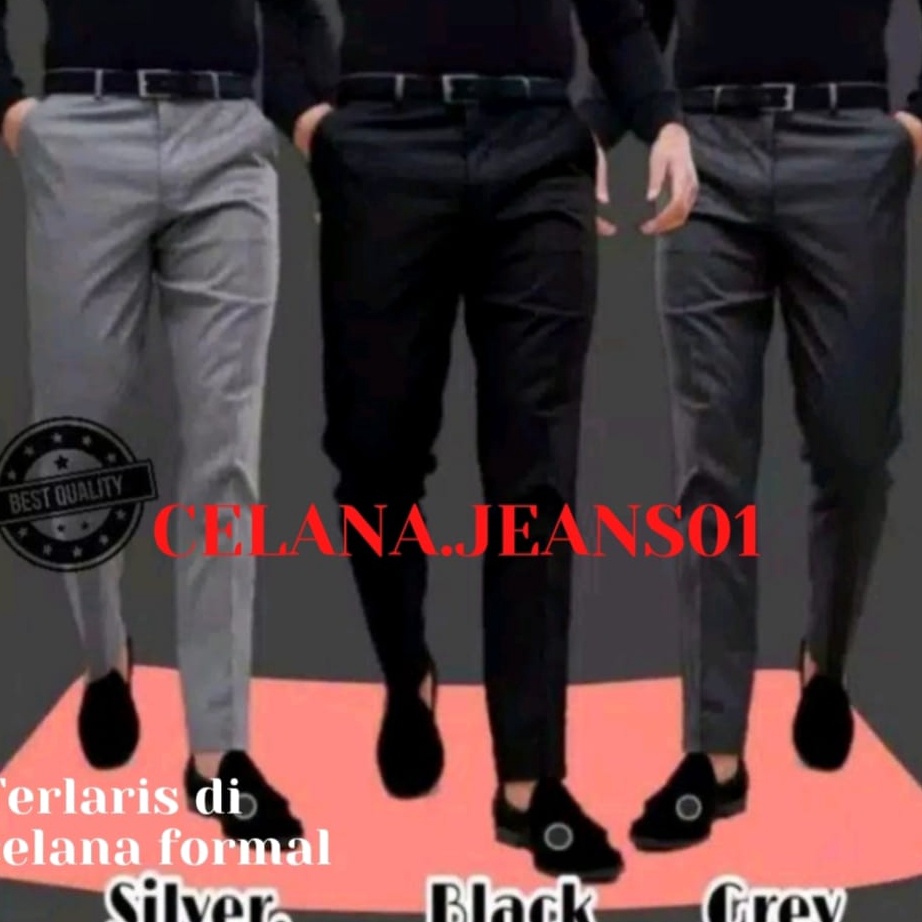 Cuma hari ini5b5Ap CELANA BAHAN | KERJA | FORMAL | KANTOR | PANJANG | HITAM | DASAR KAIN WOL PRIA SL