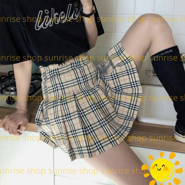Promo Bulan Ini (SR182) - ROK MINI KOREA TENNIS SKIRT ROK KOTAK KOREA FLARE SKIRT PLEATED SKIRT DI8