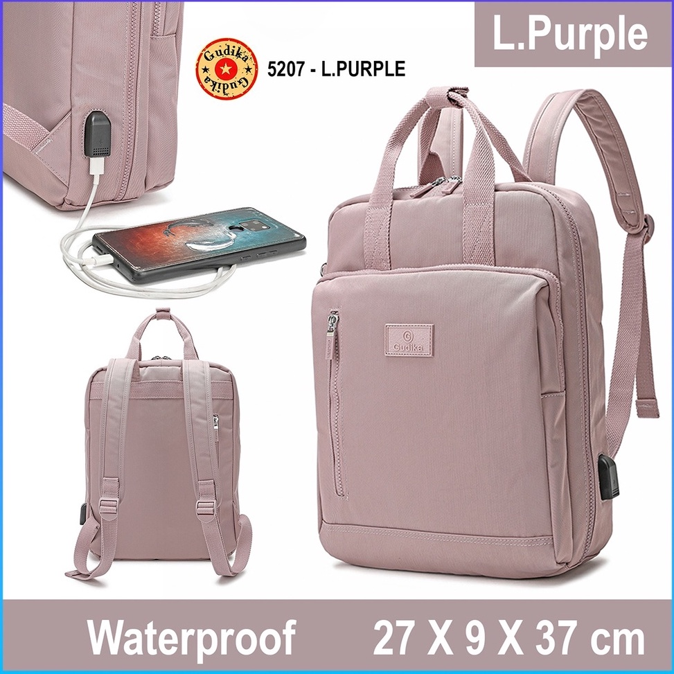 BEST PRODUCT GUDIKA 5207 - Tas Ransel Punggung Gendong Backpack Travel Laptop Buku Paket Baju Barang