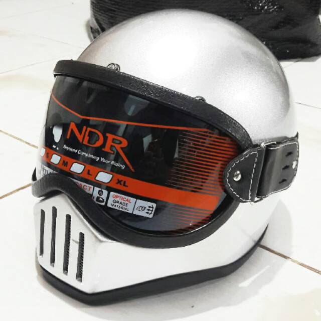 Kaca Helm Cakil Custom Kacamata Steampunk Bandit Helmets Hbc Vigano Simpson M50 Bell Kaca Ndr Inko