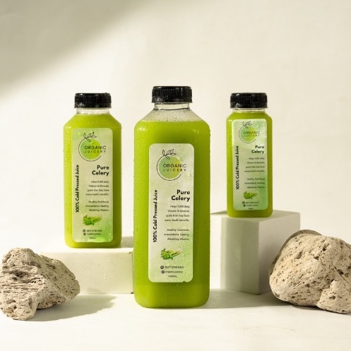 

TERLARISSS Pure Celery Juice 250ml | Cold Pressed Juice 100% Jus Seledri Murni