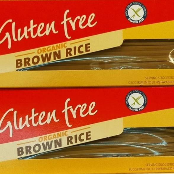 

Produk Unggulan] san remo spaghetti brown rice pasta 250gr gluten free