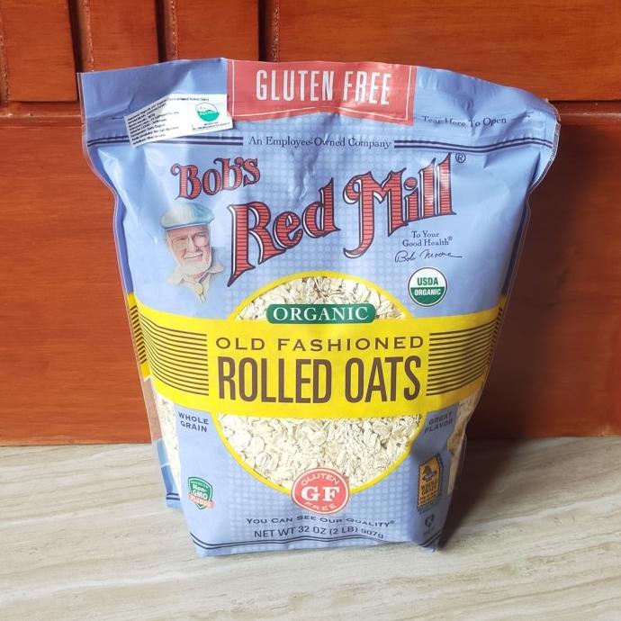 

:=:=:=:=] BRM Bob Red Mill Gluten free Organic Rolled oat 907gr old Fashioned