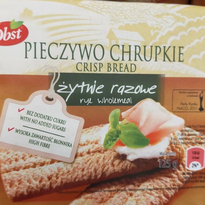 

*****] Obst Rye wholemral crisp bread 125gr biscuits biskuit gandum