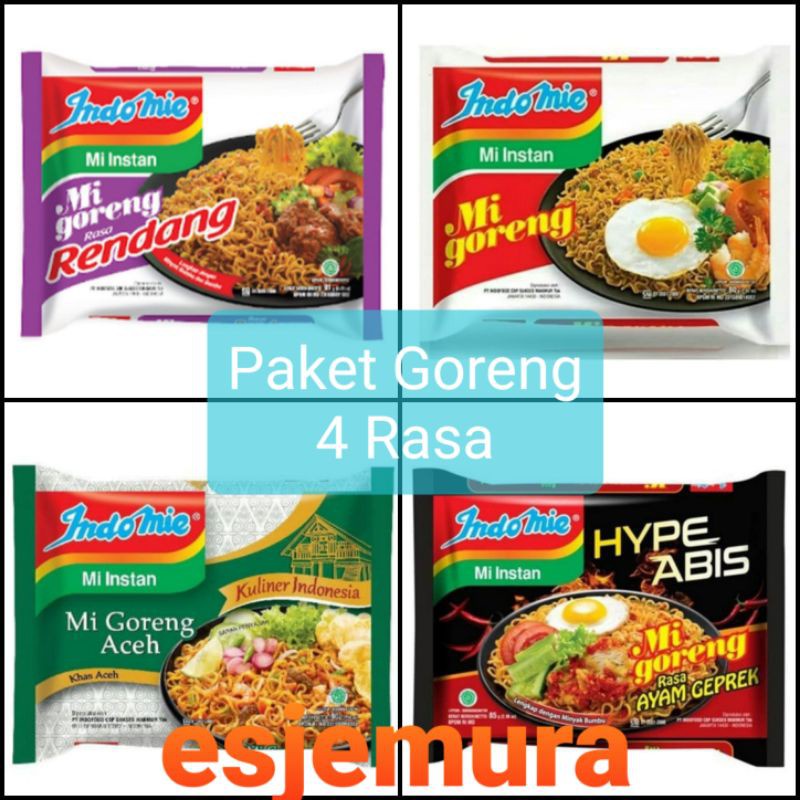 

Indoe Paket Goreng 4 Rasa / E Instant Per Dus