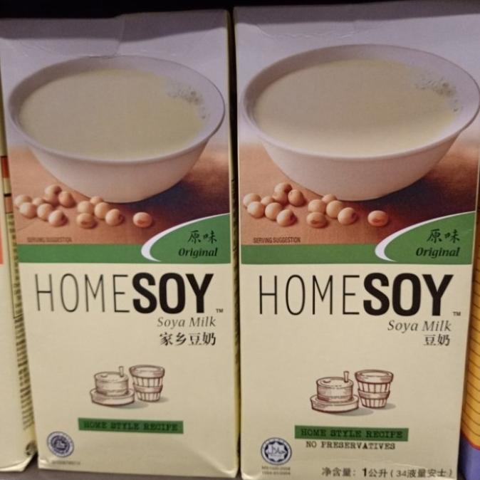 

=====] home soy milk susu kedelai 1ltr soya original