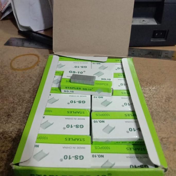 

Silahkan Order] reffil staples GS10 isi ulang stapler hekter staples gun harga tertera
