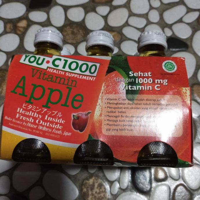 

Produk Terbaik] you c1000 apple 6x140ml apel drink