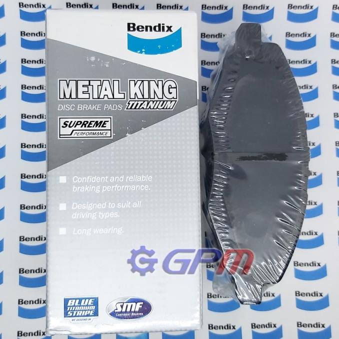 Bendix Innova 2004-2015 Metal King Titanium Kampas Rem Depan Db1751Mkt