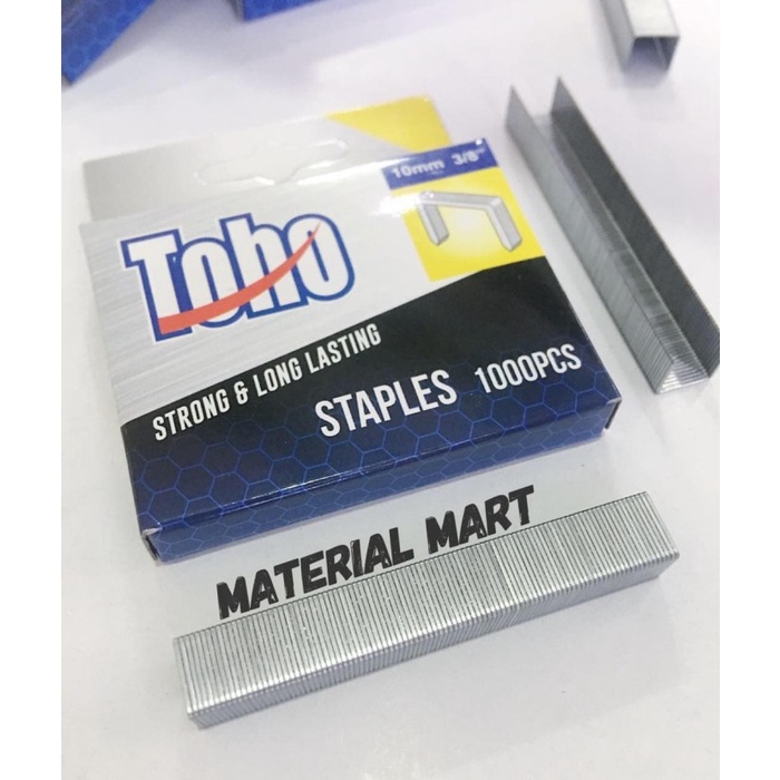 

Isi Staples Gun Toho 10 mm Ori Refill Air Stapler Nailer Steples 3/8