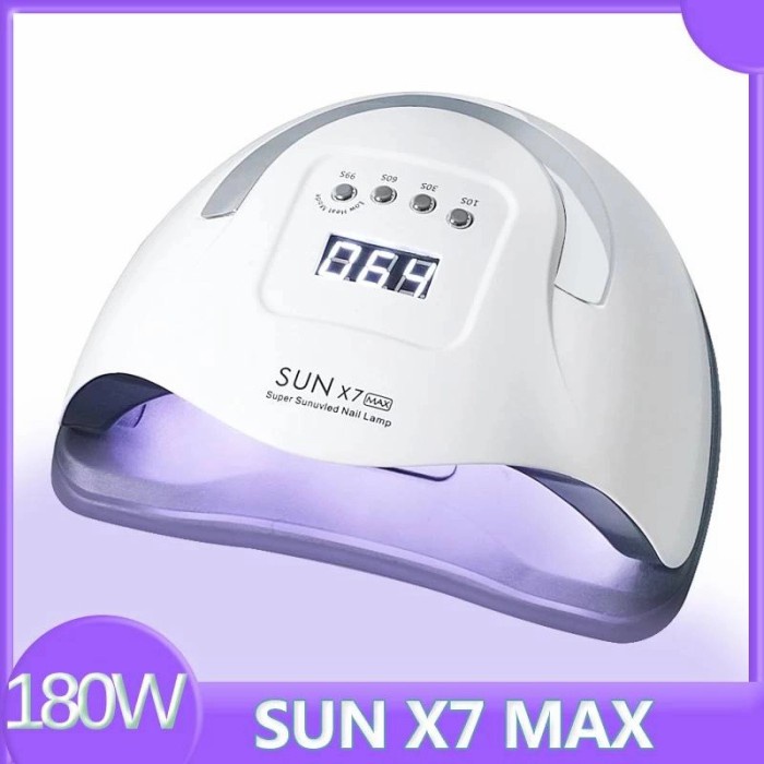 Nail Lamp Sun Uv X7 Max 180W Pengering Kutek Berkualitas