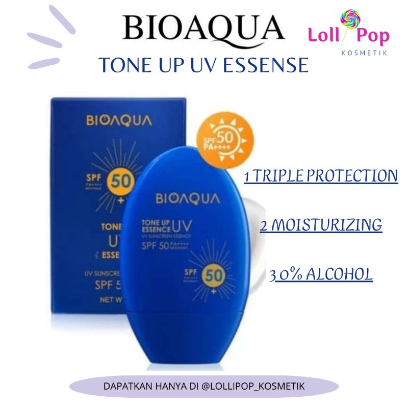 BIOAQUA TONE UP ESSENCE UV SUNSCREEN SPF 50 +++
