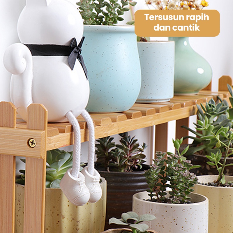 Inaso Rak Tanaman Ni Rak Bunga Standing Pot Bunga Kayu Rak Tanaman Rak Tv Rak Susun Tingkat Rak