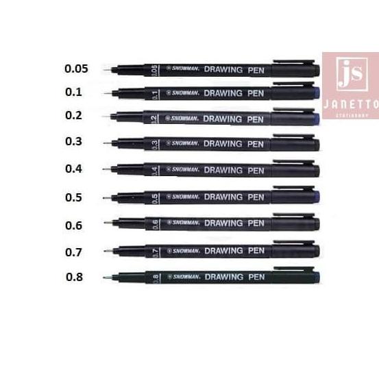

New Snowman Drawing Pen Ft 700 0.05 0.1 0.2 0.3 0.4 0.5 0.6 0.7 0.8 Berkualitas