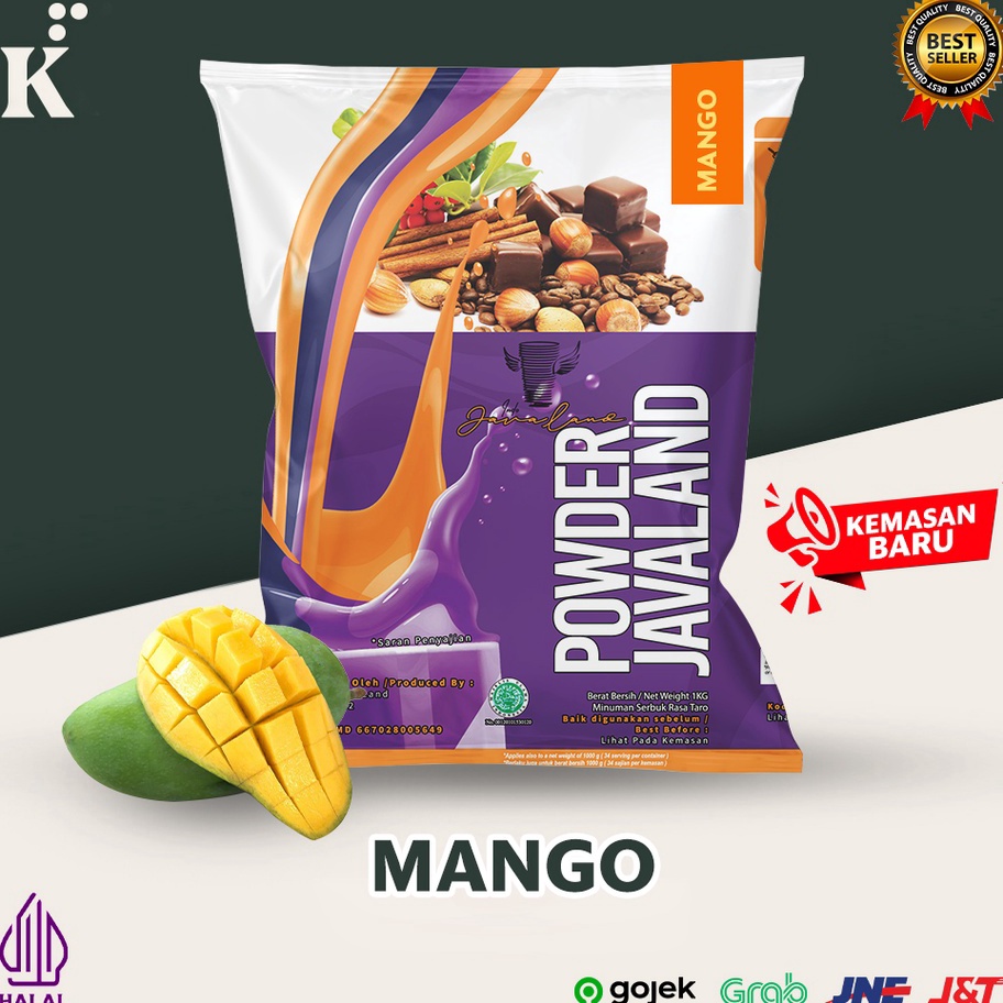 

Murah Banget Bubuk Minuman Bubble Powder Drink Mangga / Mango ORIGINAL Javaland 1kg Seller