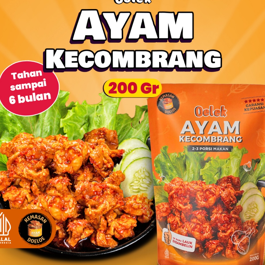 

Bisa COD Oelek Ayam Kecombrang Oelek / Lauk Ayam Kecombrang / Lauk Siap Saji 