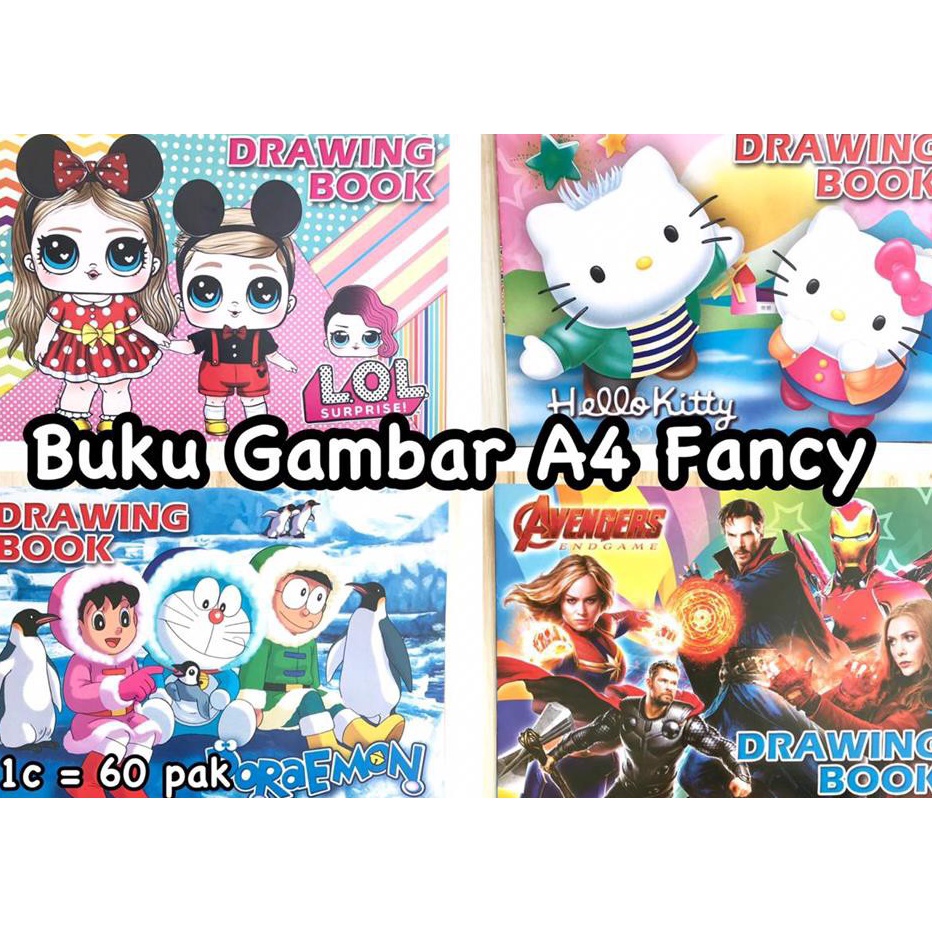 

Jual (10 pcs) Buku gambar fancy A4 (1 pak isi 10 pcs) Buruan Beli