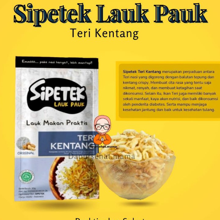 

Laris Teri Kentang crispy non MSG 30 gr Best