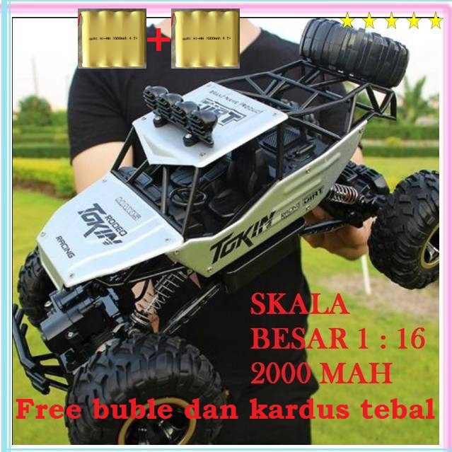 LANGSUNG ATC Mainan Mobil Remot RC ROCK CRAWLER SKALA 1.16 2,4GHz 4WD OFFROAD
