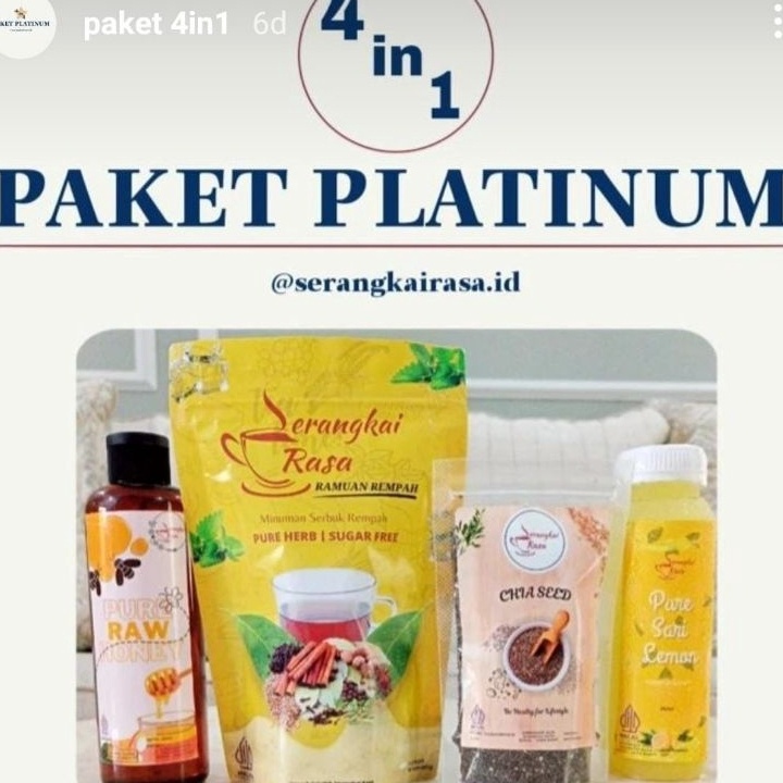 

Best Terlaris Paket Platinum 4 in 1 Serangkai Rasa Pasti Murah