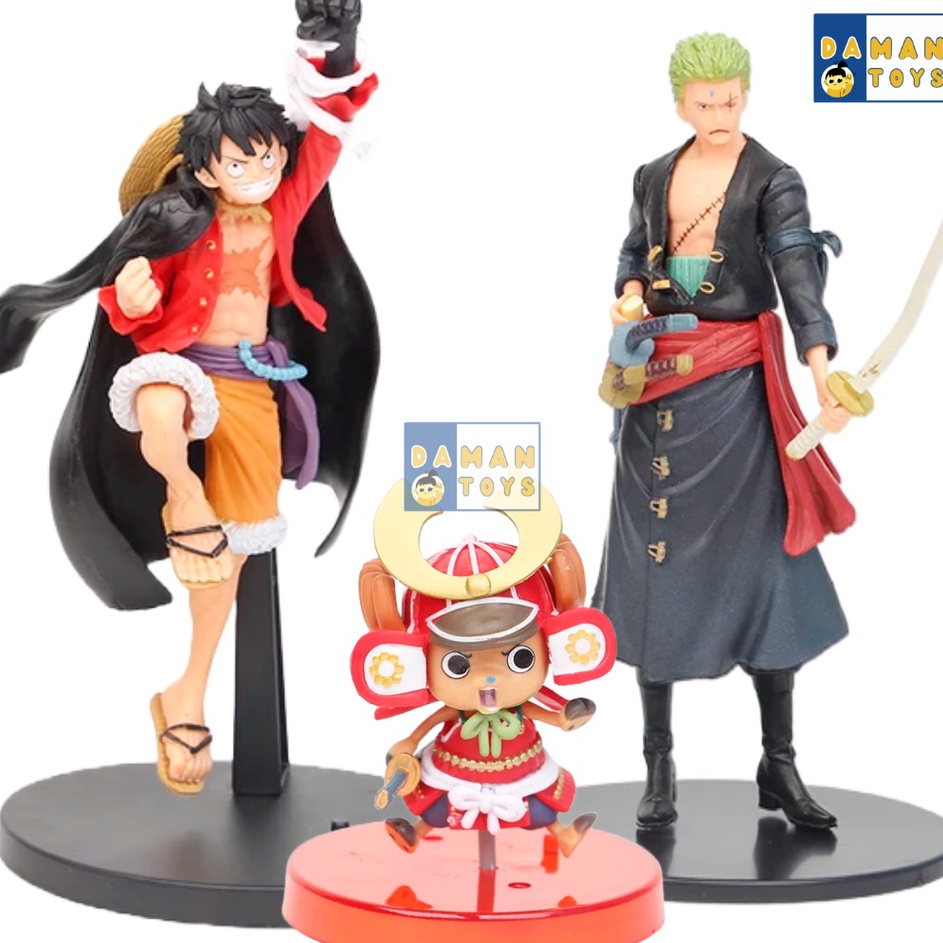 ¯ Kb Action Figure Luffy Chopper Anime Roronoa Zoro One Piece  Patung Pajangan Koleksi w Paling Dica