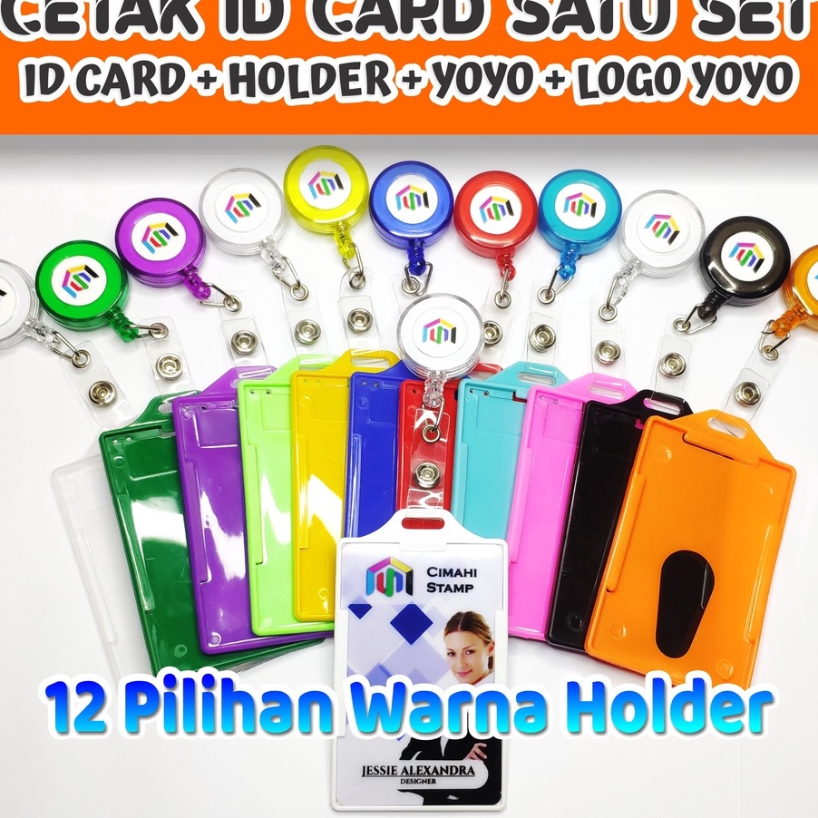 

QWKB8997 8.8 CETAK ID CARD SATU SET ( ID CARD, HOLDER, YOYO, LOGO YOYO)