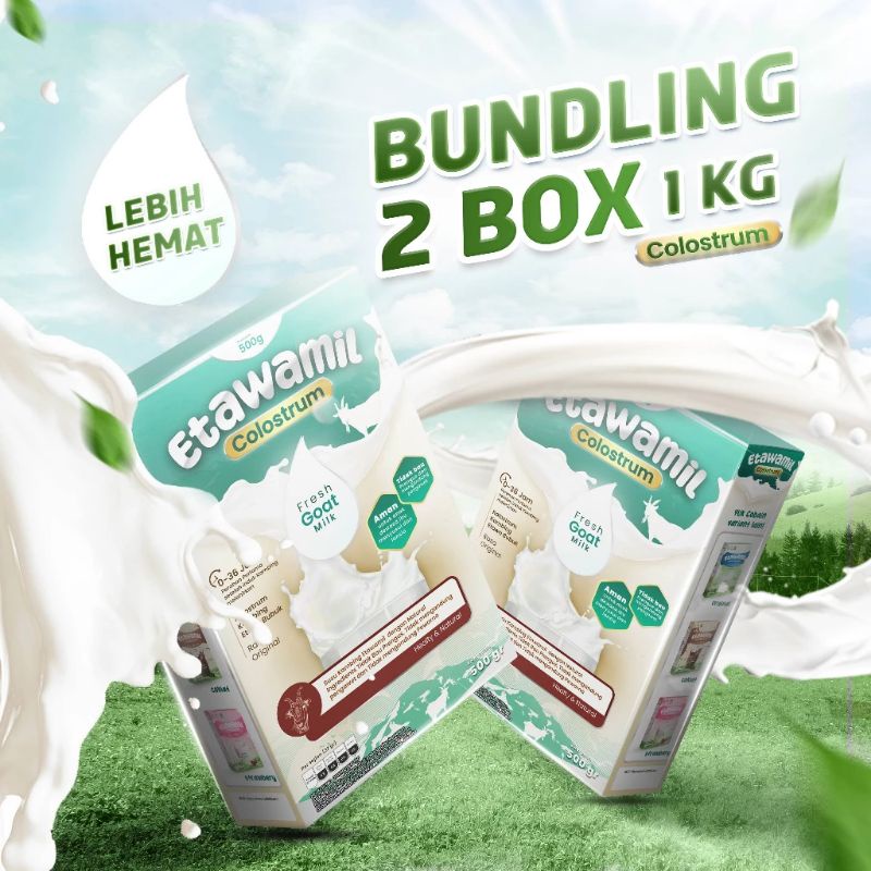 

ETAWAMIL COLOSTRUM susu kambing etawa premium kolostrum BPOM halal 1kg