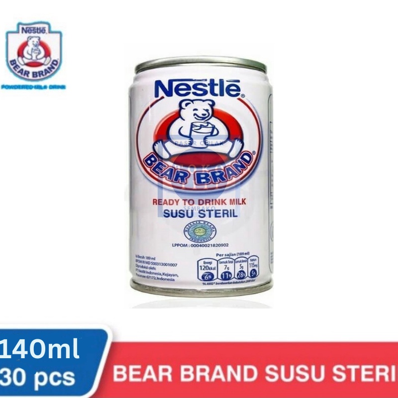 

Bestseller Bear Brand KECIL 140ml 1 Pcs (Exp Maret 2024) Big Sale