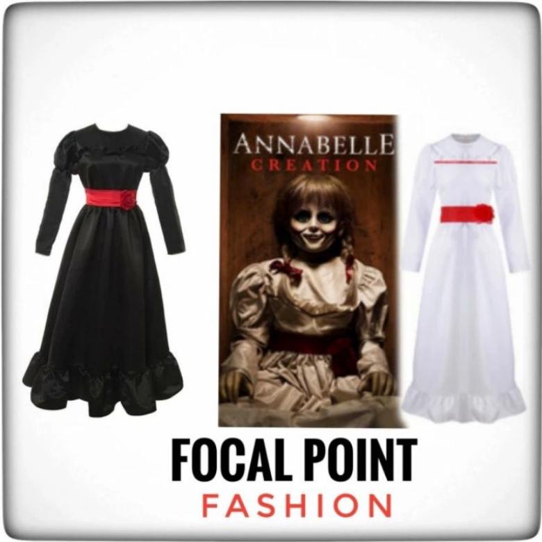 Kostum Annabelle Dewasa Horor Halloween Costume