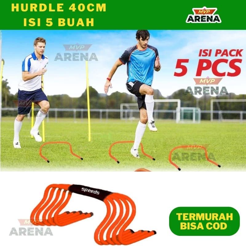 {{ORIGINAL}} hurdle sepak bola futsal 15 cm 1 set isi 5