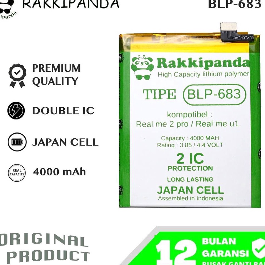 WWNN3078 MEGA SALE  RakkiPanda - BLP683 / BLP695 / BLP689 Realme 2 Pro / Realme U1 Batre Batrai Bate