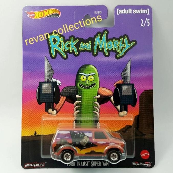 Hot Wheels Rick and Morty - Ford Transit Super Van