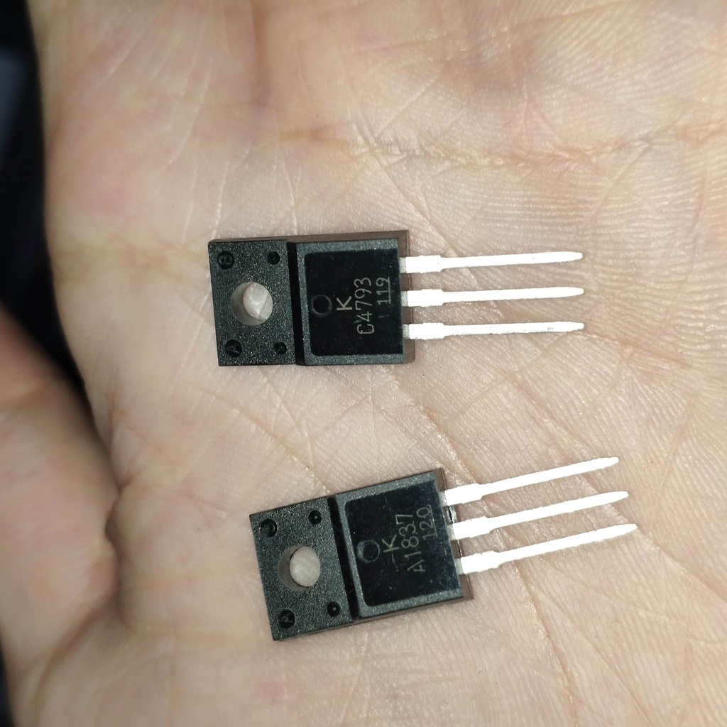 ( 1 SET ) TRANSISTOR TOSHIBA 1837 - 4793 ORIGINAL, TR A1837 - C4793 ORI