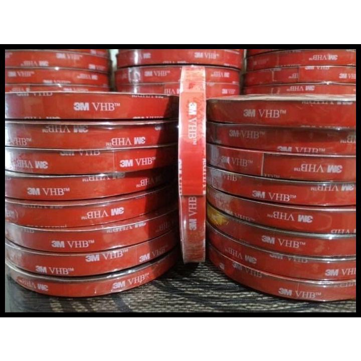 

DISKON DOUBLE TAPE FOAM 3M VHB 12 MM / DOUBLE TAPE OTOMOTIF & BUILDING !!!!!