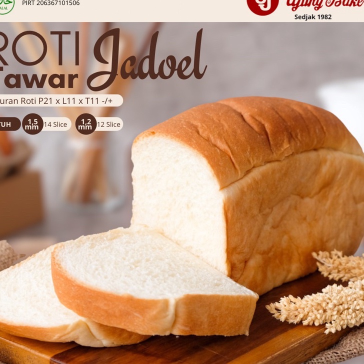 

➽✤★ Roti Tawar Jadul & Gandum | Uk 21 x 11 x 10 cm | Tanpa pengawet | Toast Terbaru