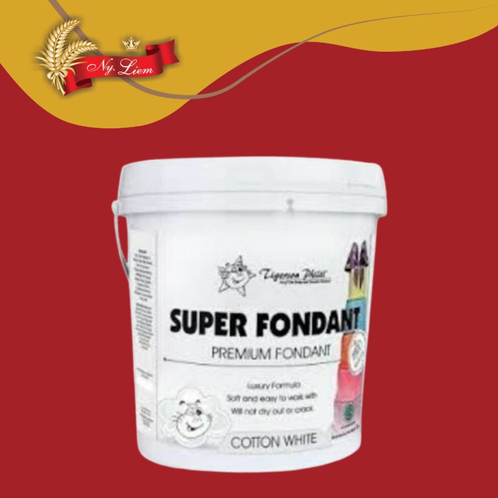 

Hariya Tigerson Super Fondant Pail Cotton White 5Kg