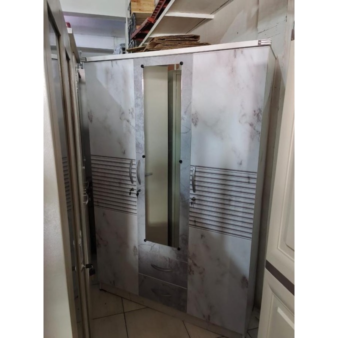 ~~~~~] Lemari Pakaian 3 Pintu Minimalis Knockdown