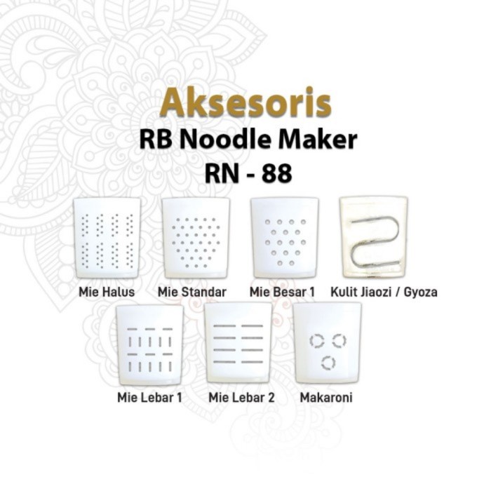 Rb Noodle Automatic Noodle Maker Rn-88 Garansi Res