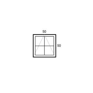 jendela boven aluminium jungkit 50x50
