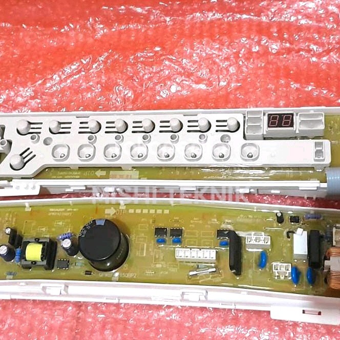modul pcb mesin cuci sharp 1 tabung ES-M9500XT-SA J tech inverter ori