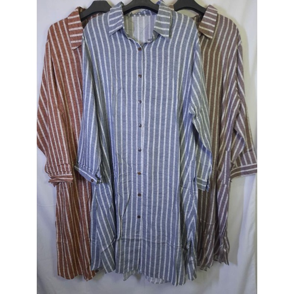 Kemeja Tunik Salur Wanita