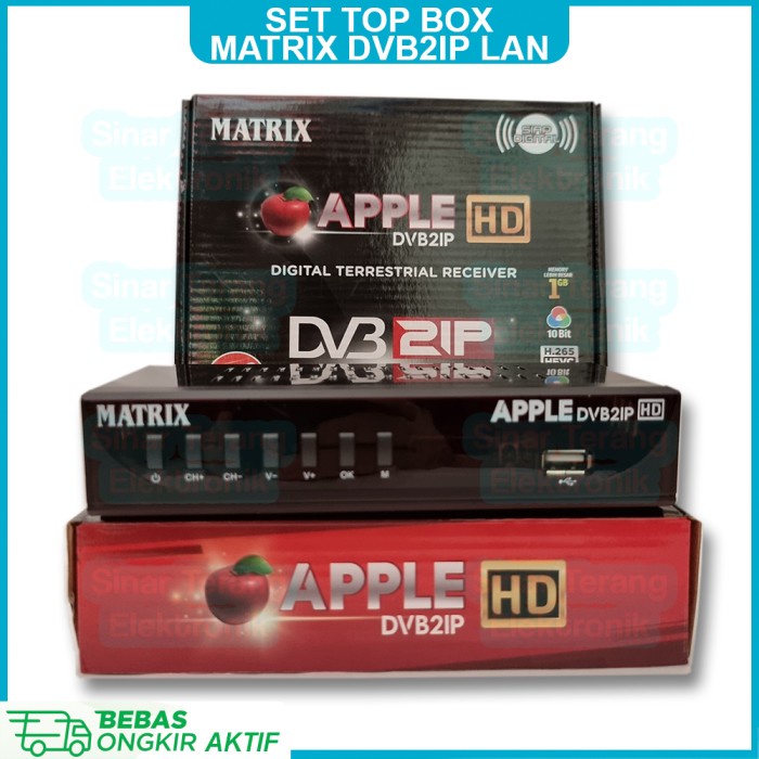 Terlaris Set Top Box Matrix Dvb2Ip Lan Ethernet 1Gb