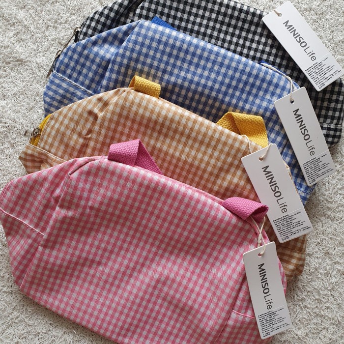 Terlaris Miniso Tas Makan Kotak Klasik