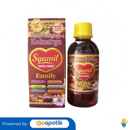 

SYAMIL MADU LENGKAP KELUARGA DATES HONEY 200 ML BOTOL