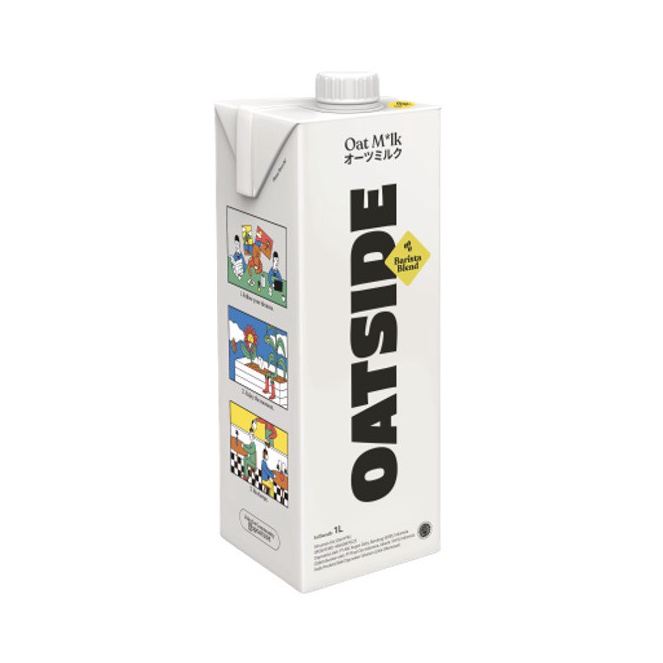 

Harga Murah Oatside Barista Blend Milk Susu Gandum 1 L