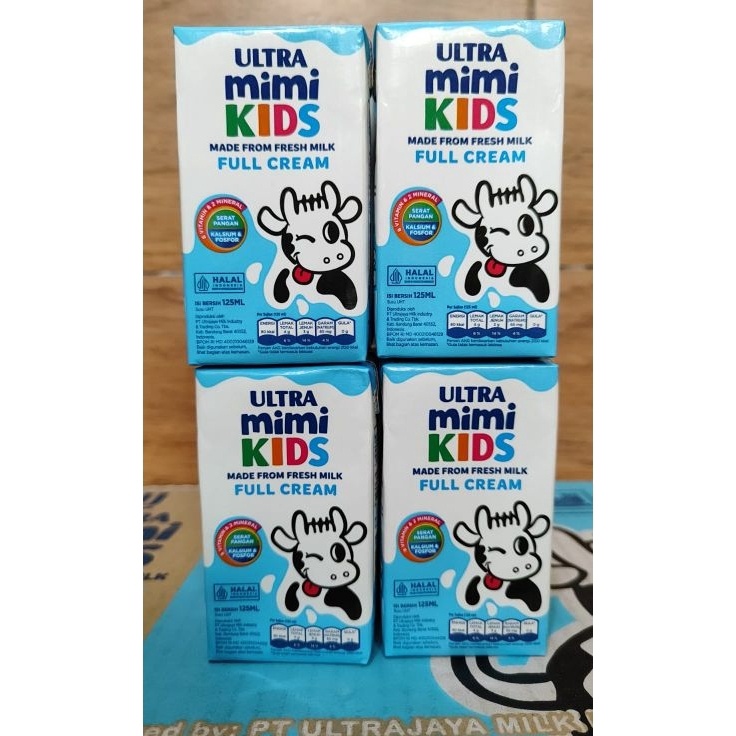 

(TERBARU) Ultra Mimi Kids Susu UHT Full Cream 125 ml (isi 8 pcs)